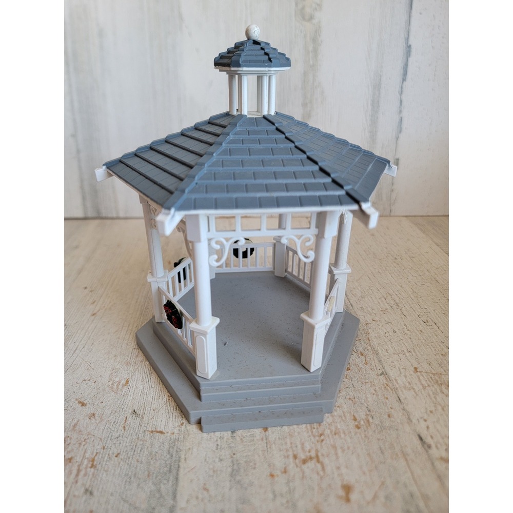 Lemax gazebo Park Victorian Village accessory Xmas Unique Home decor